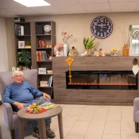 Sitzecke im Eingangsbereich