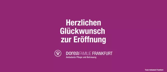 Eröffnung Ambulanter Dienst Frankfurt