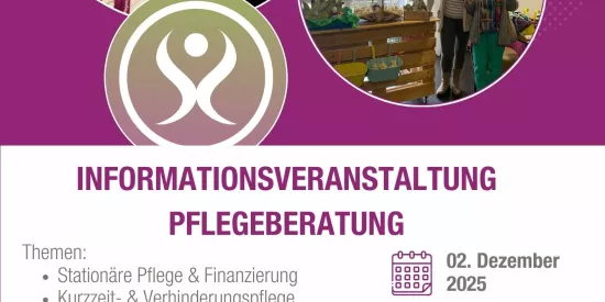 Informationsveranstaltung für Interessenten und pflegende Angehörige