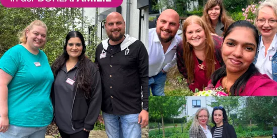 Collage aus mehreren Gruppenbildern