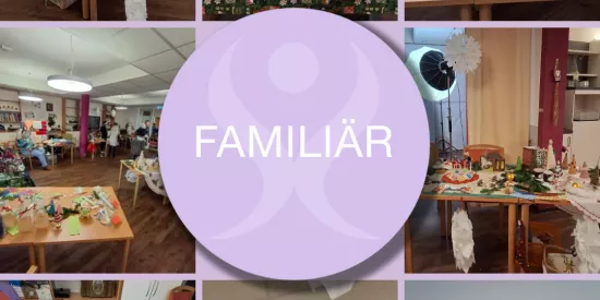 Ausstellungsstände des Nikolausbasars