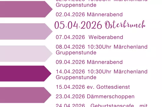 Veranstaltungen im April