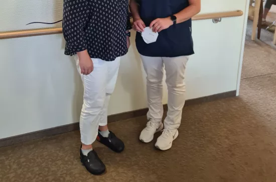 (Sandra Kneier und Jana Wehland)