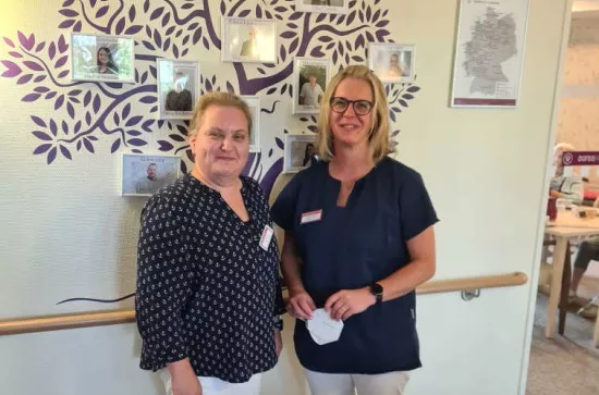 Sandra Kneier und Jana Wehland