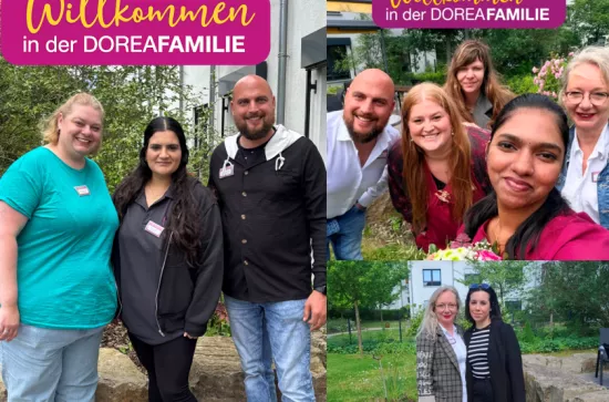 Collage aus mehreren Gruppenbildern